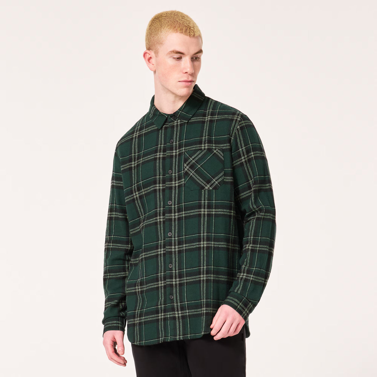 Chemise en flanelle à carreaux Podium Ls