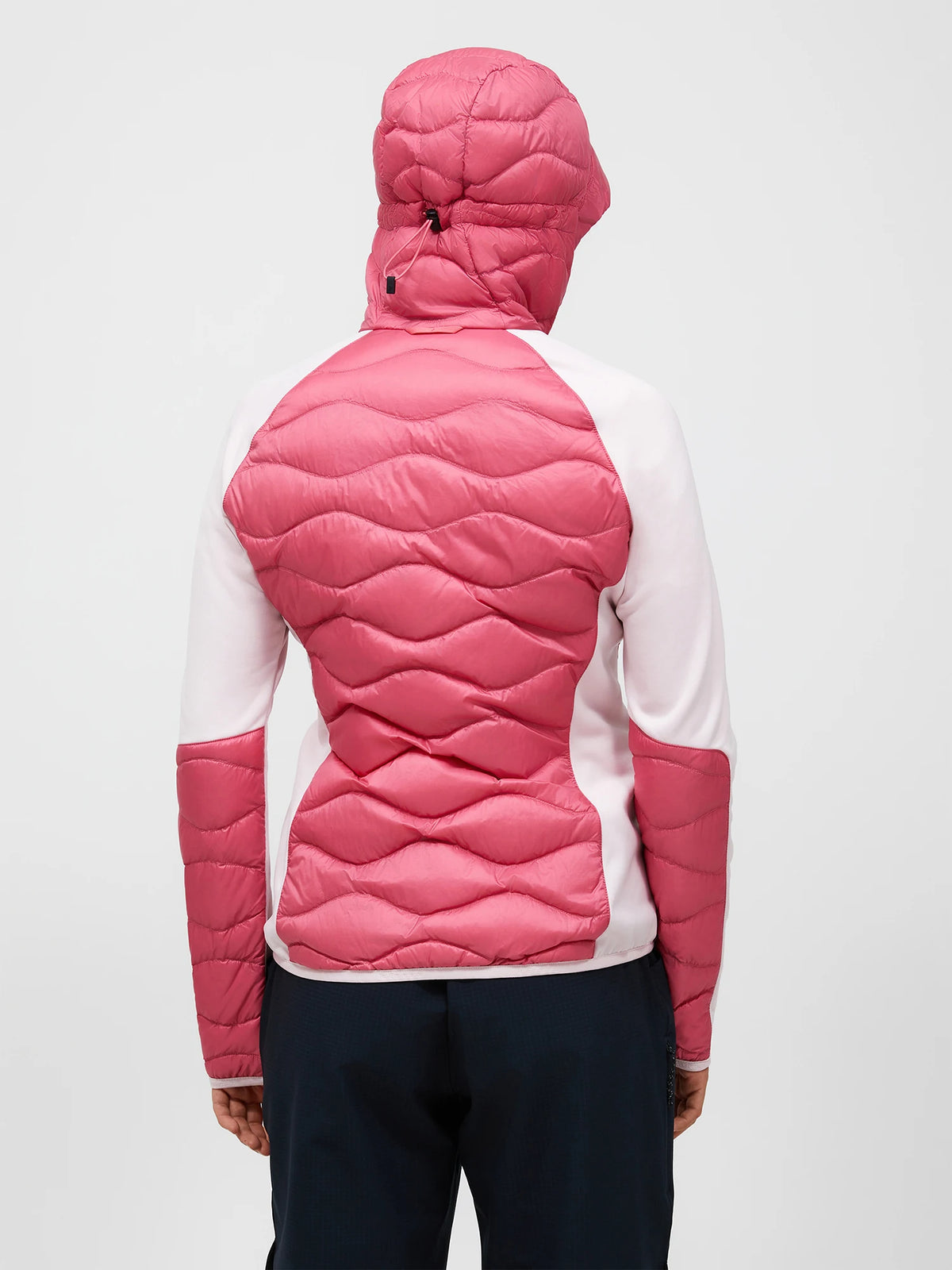 Veste à capuche en duvet hybride Helium pour femme