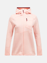 W trail Polartec® Power Grid™ zip hood