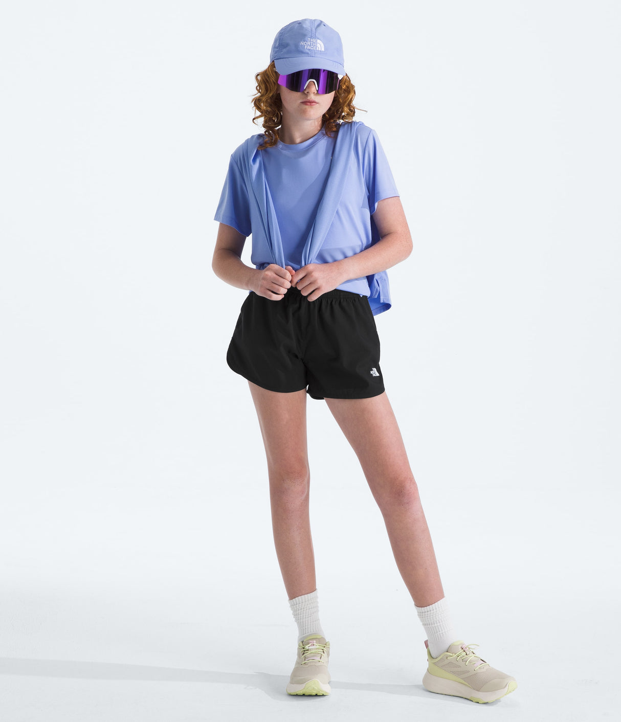 Shorts tissés extensibles pour filles