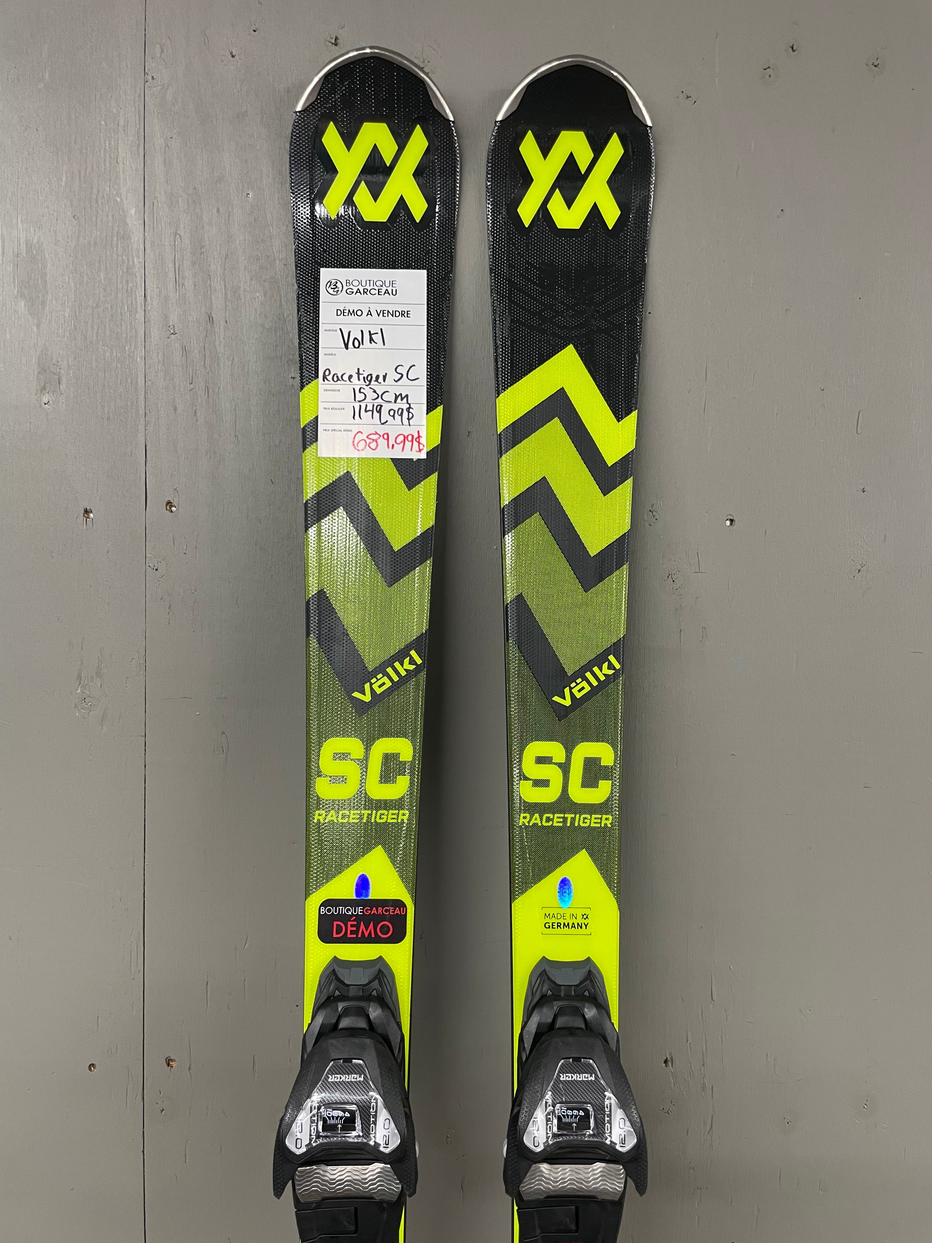 Volkl Racetiger SC – Boutique Garceau