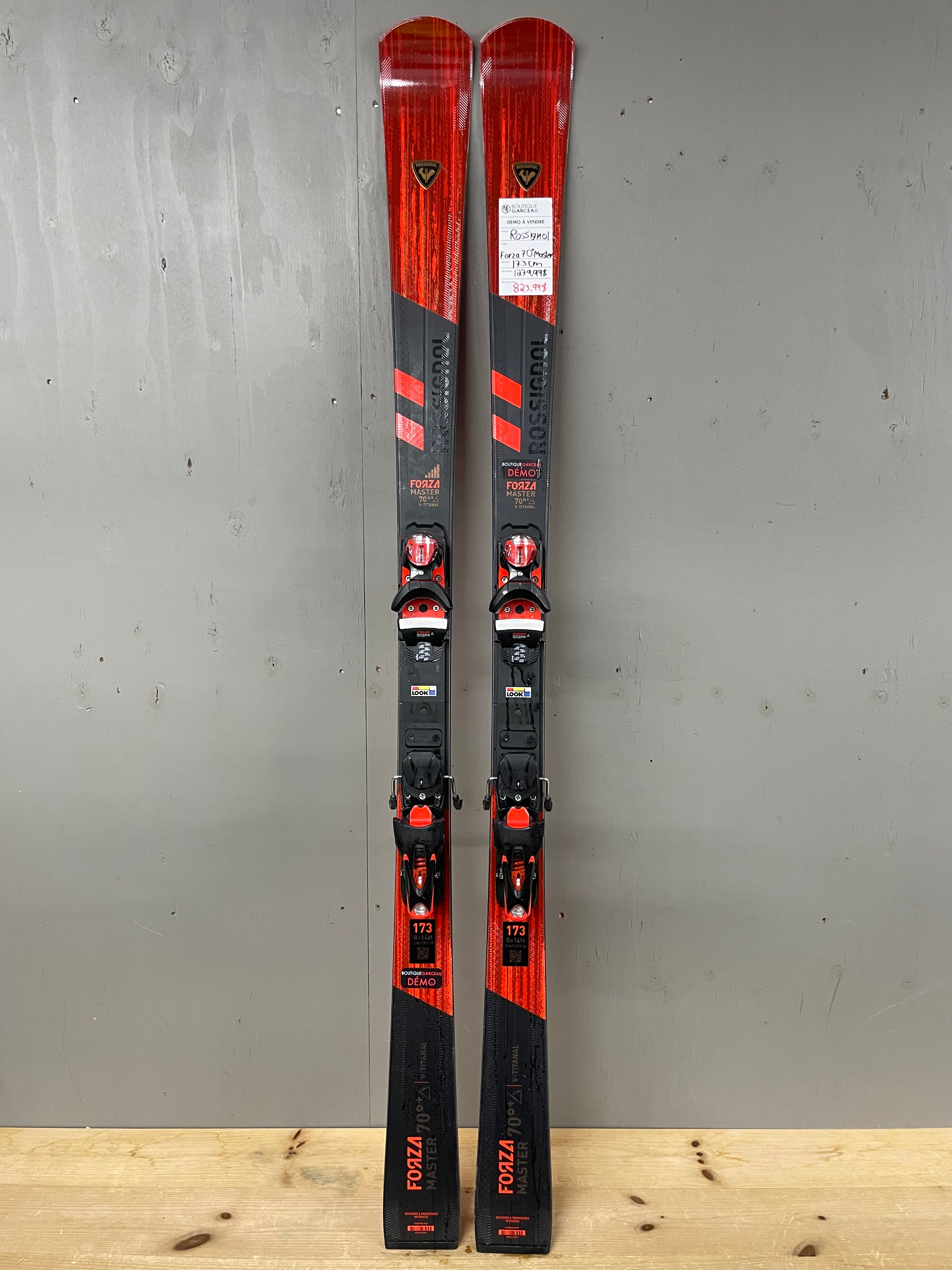 Rossignol Forza 70 + V-TI Master – Boutique Garceau