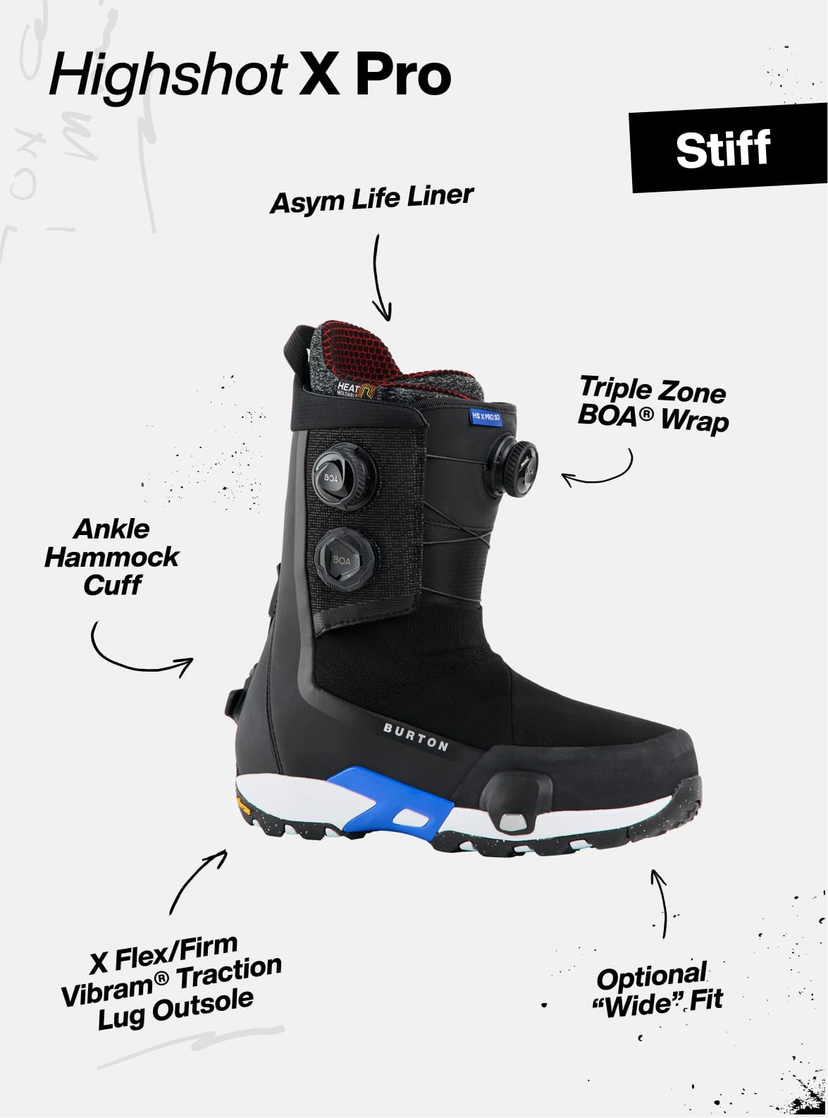 Bottes de planche à neige Highshot Step On® X Pro de Burton pour hommes