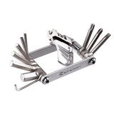 Outil multiple version pour vélo électrique - 15 fonctions Argent