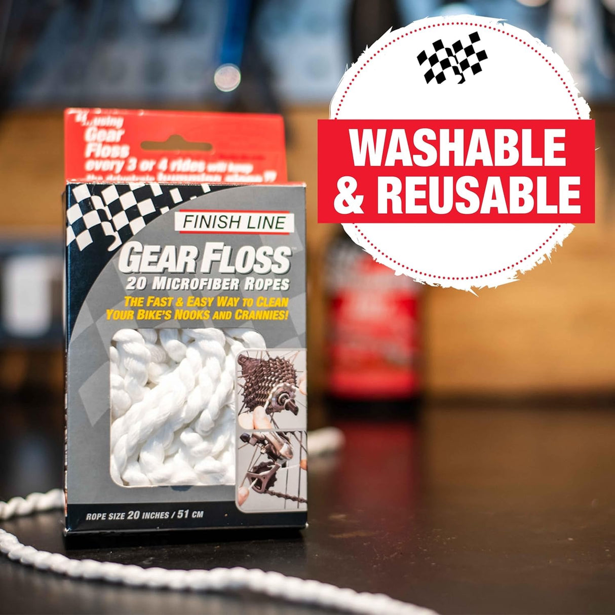 Corde Microfibre Gear Floss 20 pièces