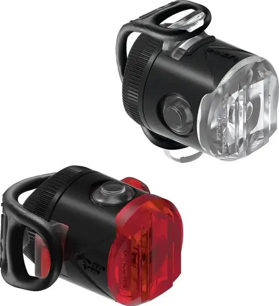 Femto USB 15/5 lumens front and rear light 