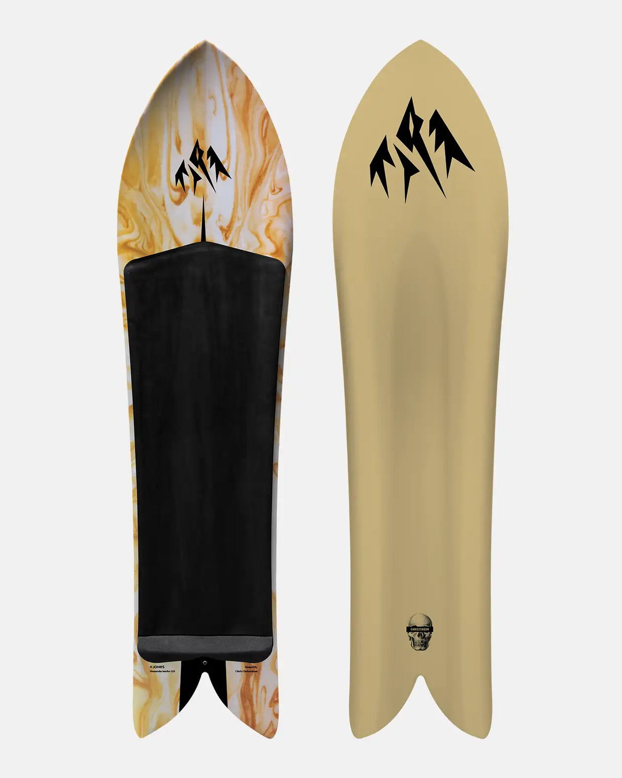 Mountain surfer snowboard