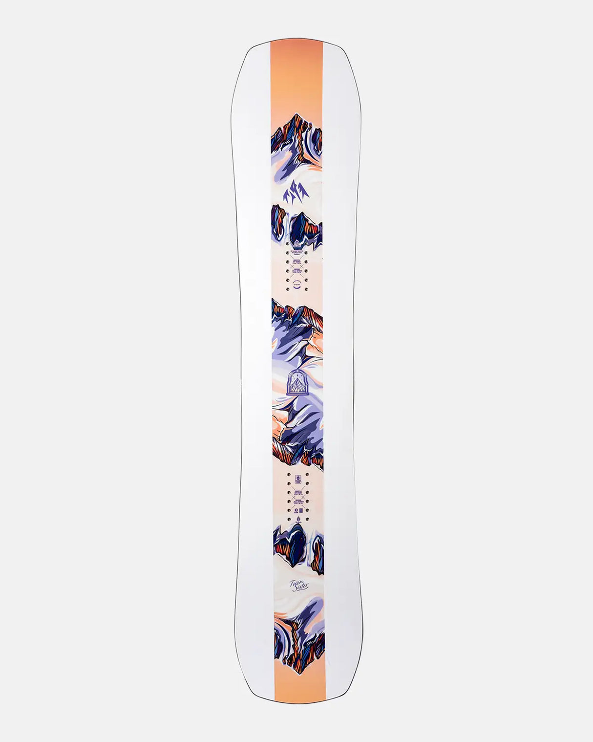 Women's twin sister snowboard
