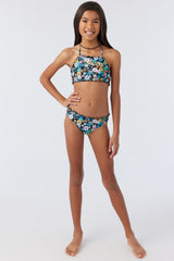 Tatum Ruffle Edge High Neck Set