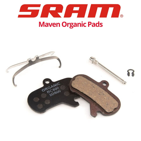 Plaquettes de frein SRAM Maven (Ultimate, Silver, Bronze) à 4 pistons en acier organique (00.5315.023.031) 