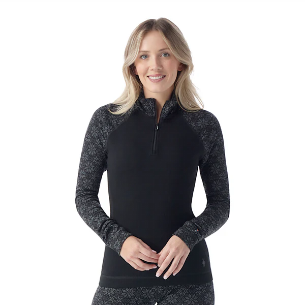 Women Classic Thermal Merino Base Layer 1/4 Zip Boxed