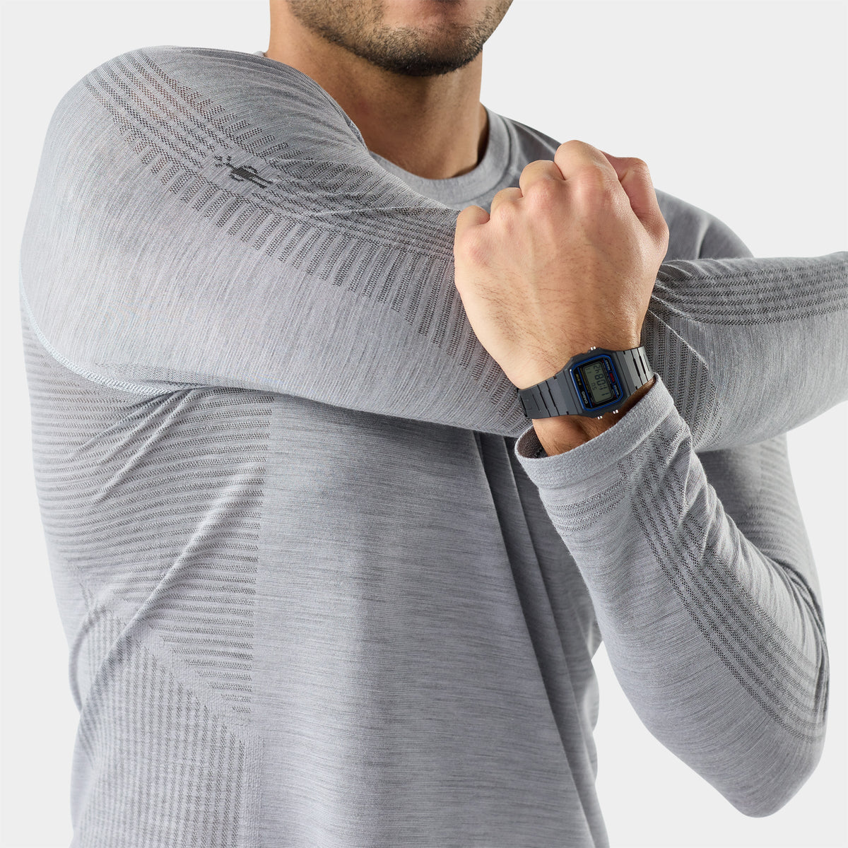 T-shirt à manches longues sans coutures Intraknit™ pour hommes