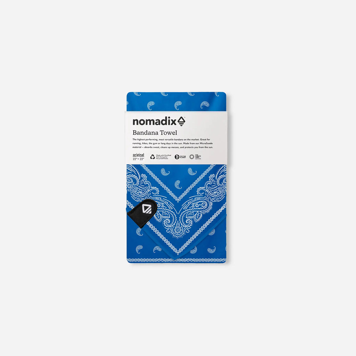 Serviette Bandana : Paisley Bleu Stellaire