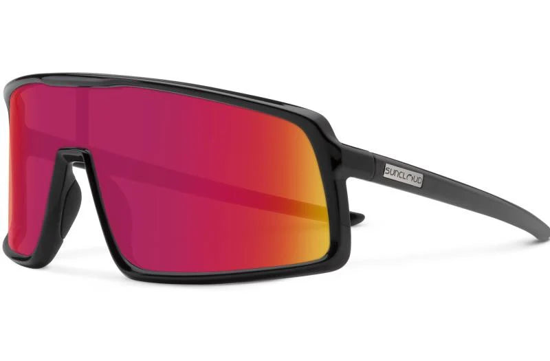 Upshot black/polar red mirror 