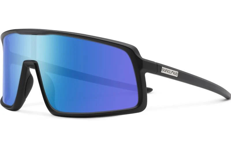 Upshot matte black/polar blue mirror 