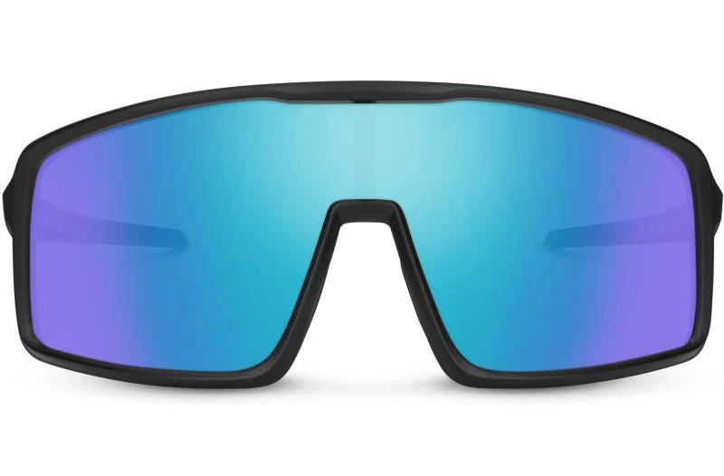 Upshot matte black/polar blue mirror 
