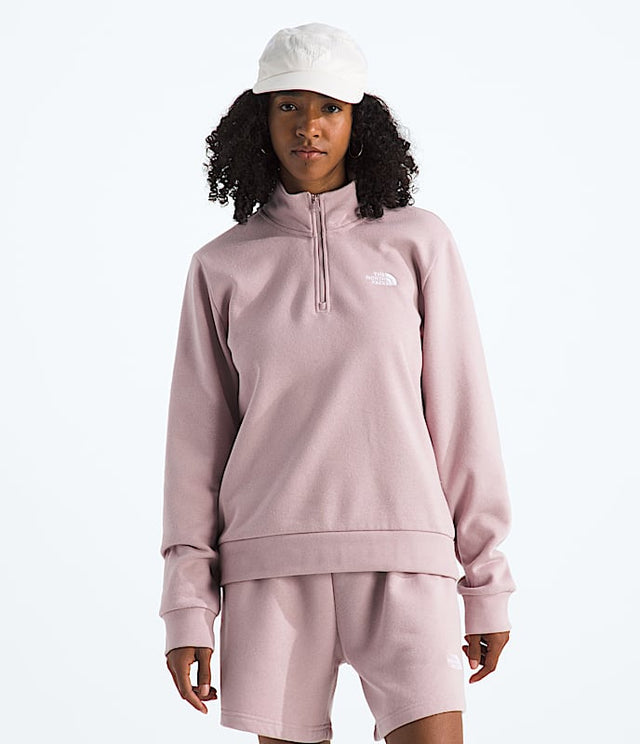Haut 1/4 zippé simple Dome pour femme