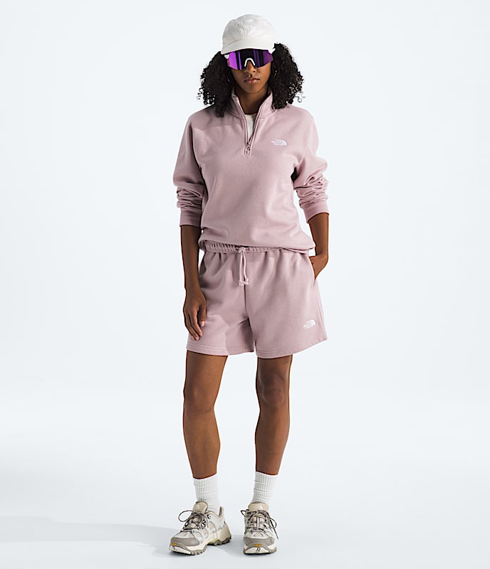 Haut 1/4 zippé simple Dome pour femme