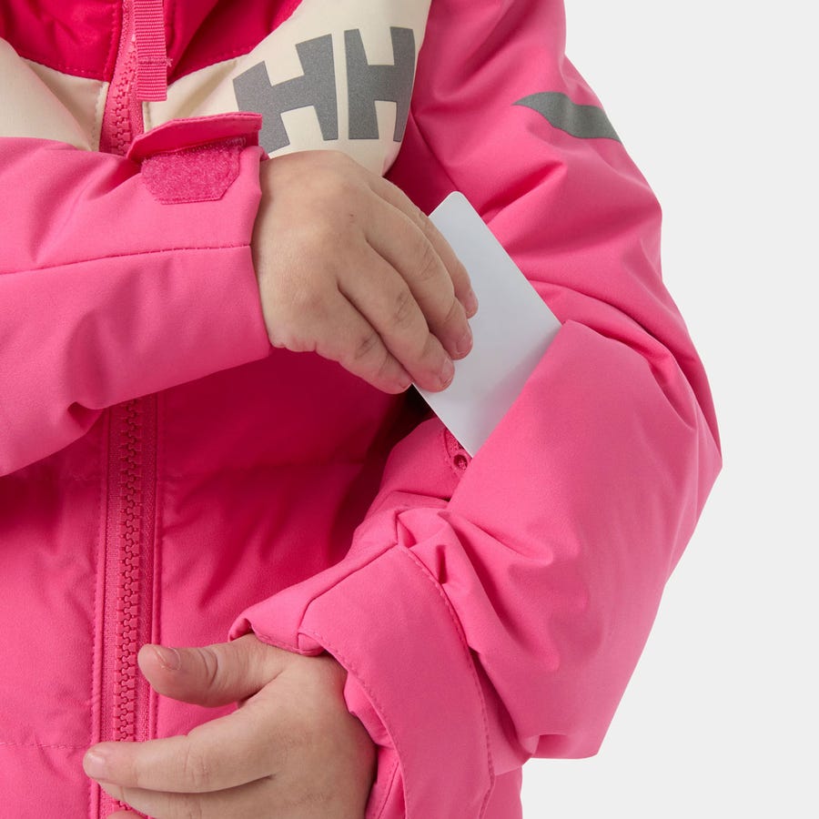 Veste de ski isolée verticale pour enfants