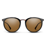 Dana Écaille noire métallisée + verres polarisés marron