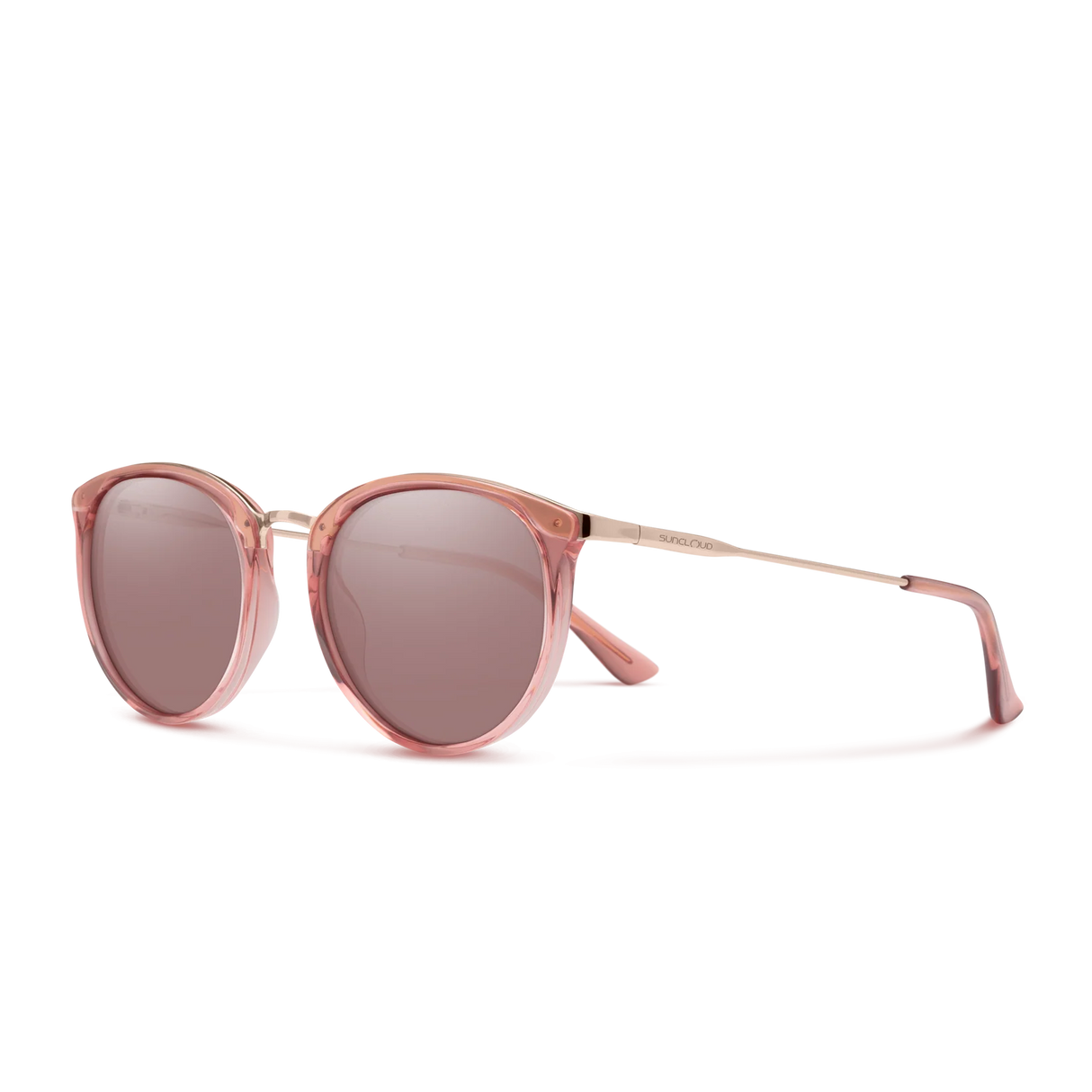 Dana Dusty Rose Crystal + Polarized Low Light Rose Lens