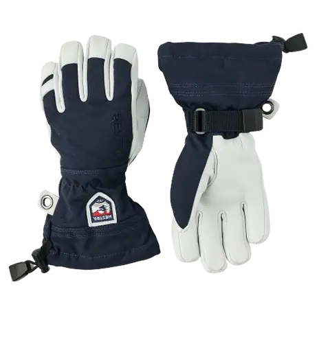 Army leather heli ski jr gloves