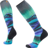 W Ski targeted cushion compression print otc socks