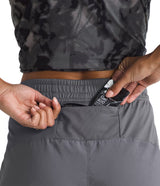 Short tissé flexible 3'' - Femme