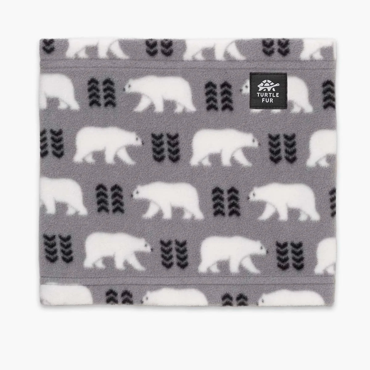 Kids playful prints fleece neck warmer
