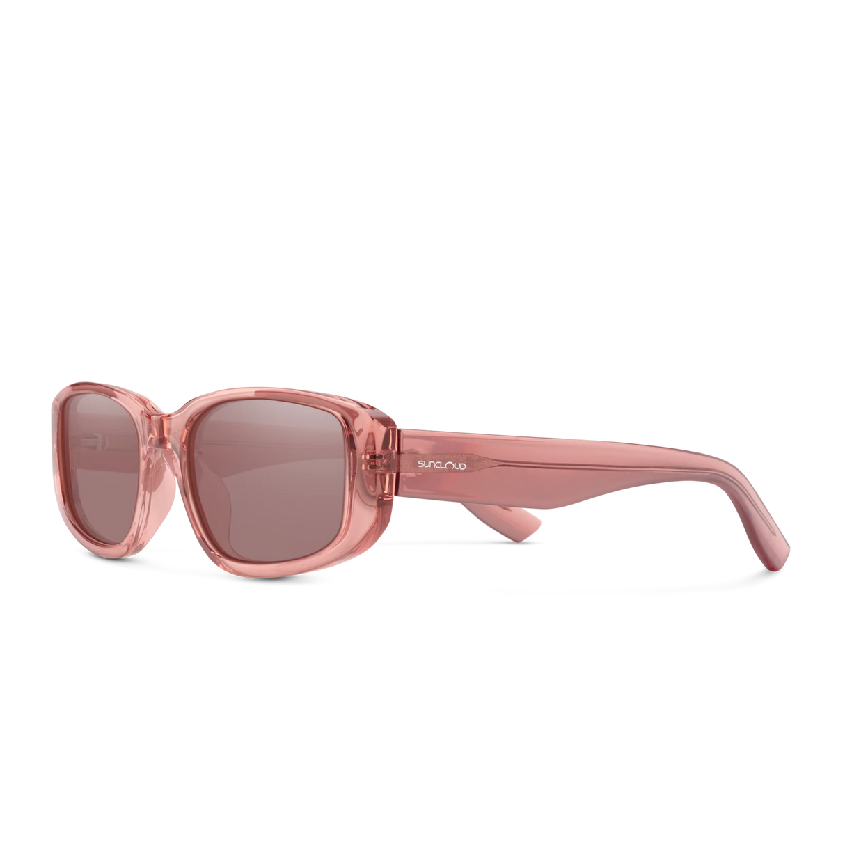 Lane Cristal rose poudré + Verres polarisés roses pour faible luminosité