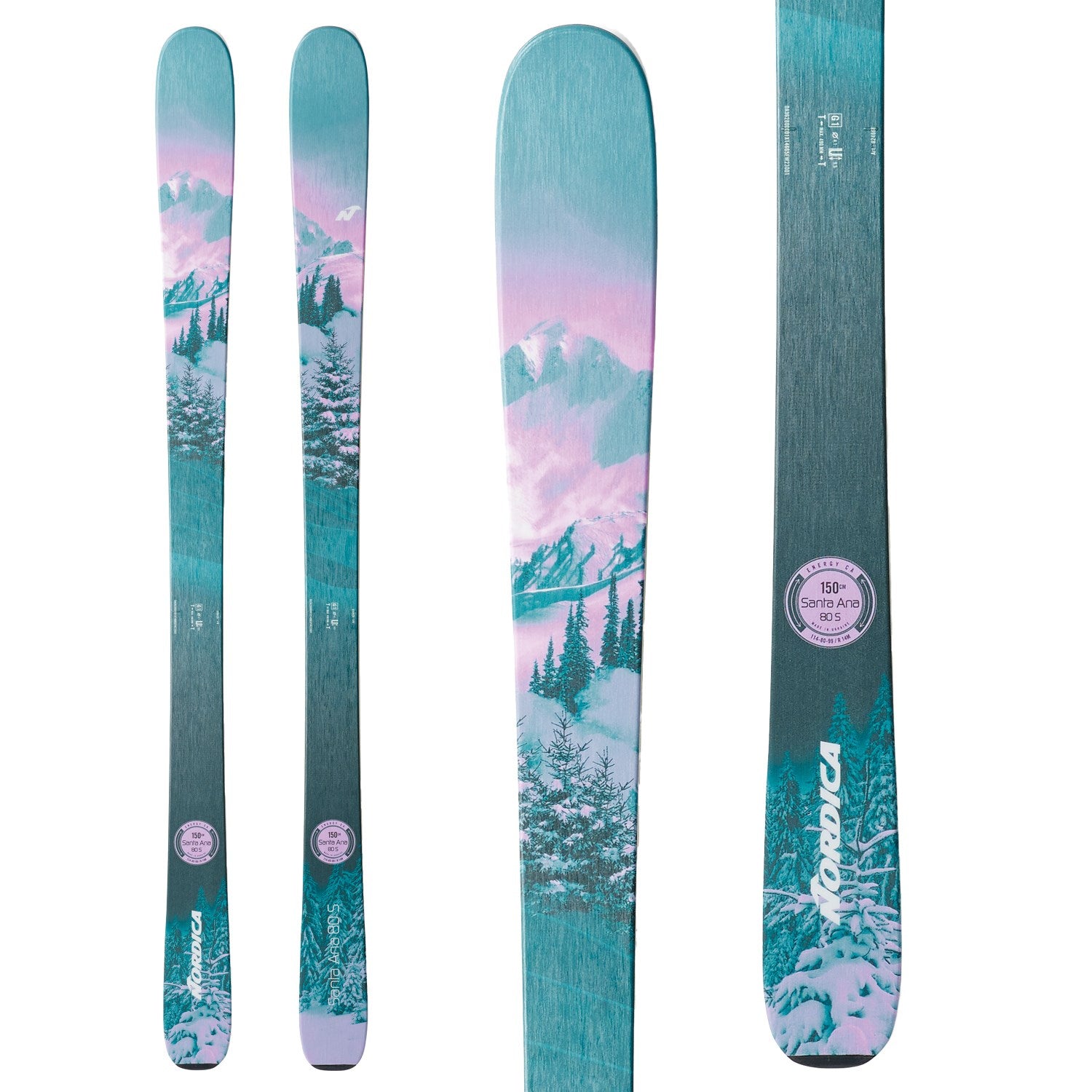 Skis sans fixations