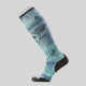 Chaussettes hautes mi-mollet pour femme Ski Topo Treasures Print