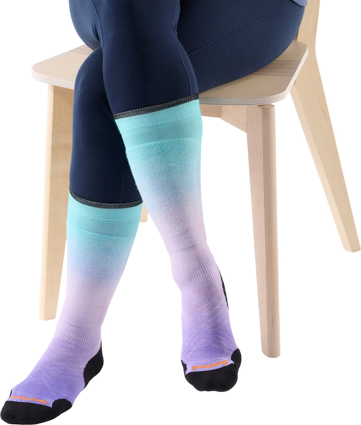 Chaussettes OTC Ombre Imprimées à Coussin Cible Ski Smartwool - Femme