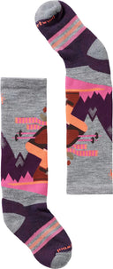 Kids Wintersport Full Cushion Mountain Moose Pattern OTC Socks