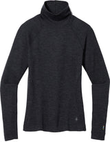 Women's thermal merino rib turtleneck