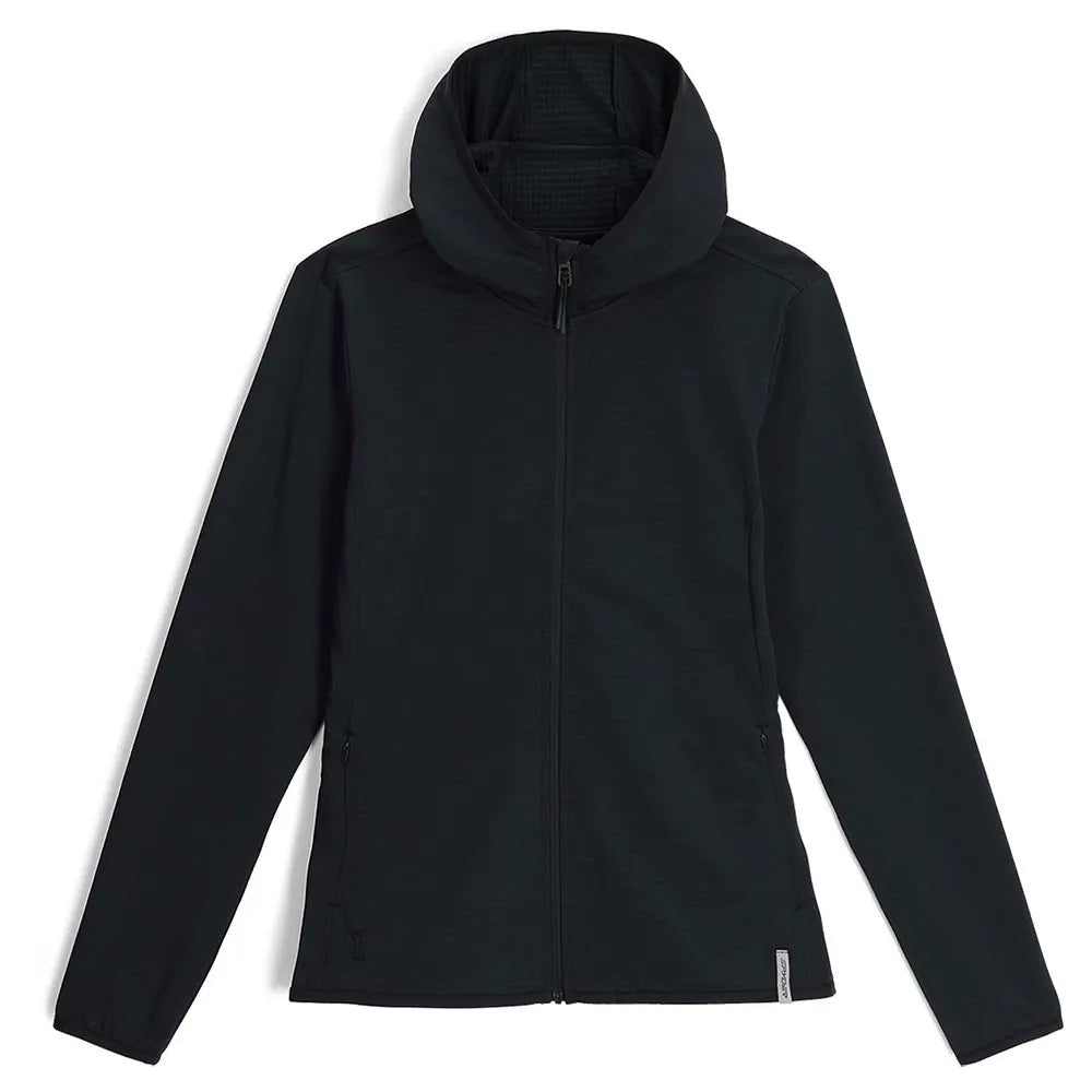 W Gridweb fleece hoodie