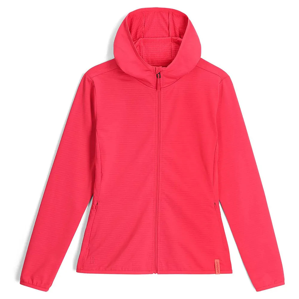 W Gridweb fleece hoodie