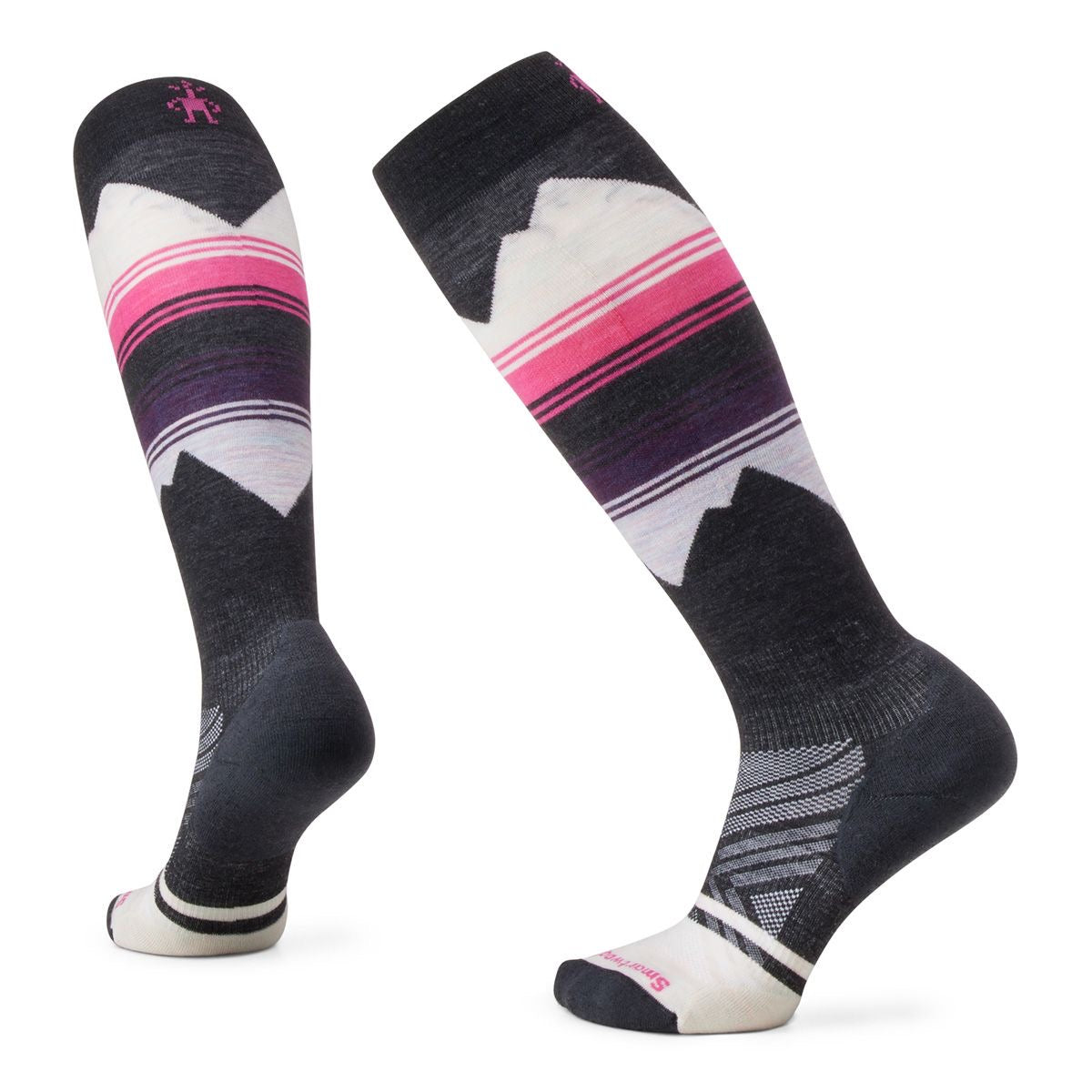 Women's Ski Targeted Cushion Pattern OTC Socks