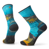 Hike Light Cushion Great Excursion Print Crew Socks