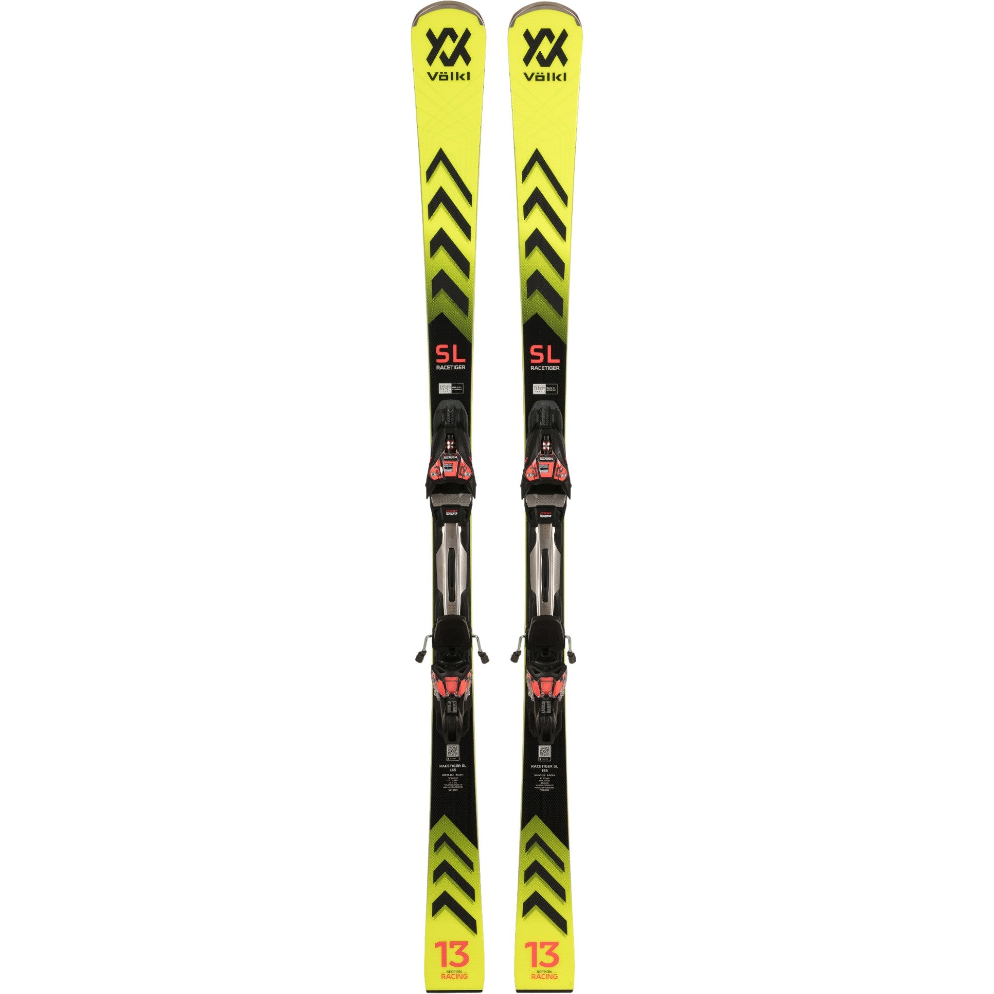 Skis with bindings