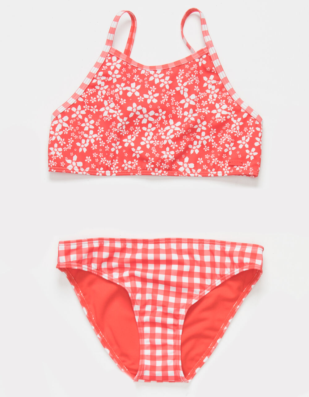 FRIENDLY FLOWER CROP TOP SET