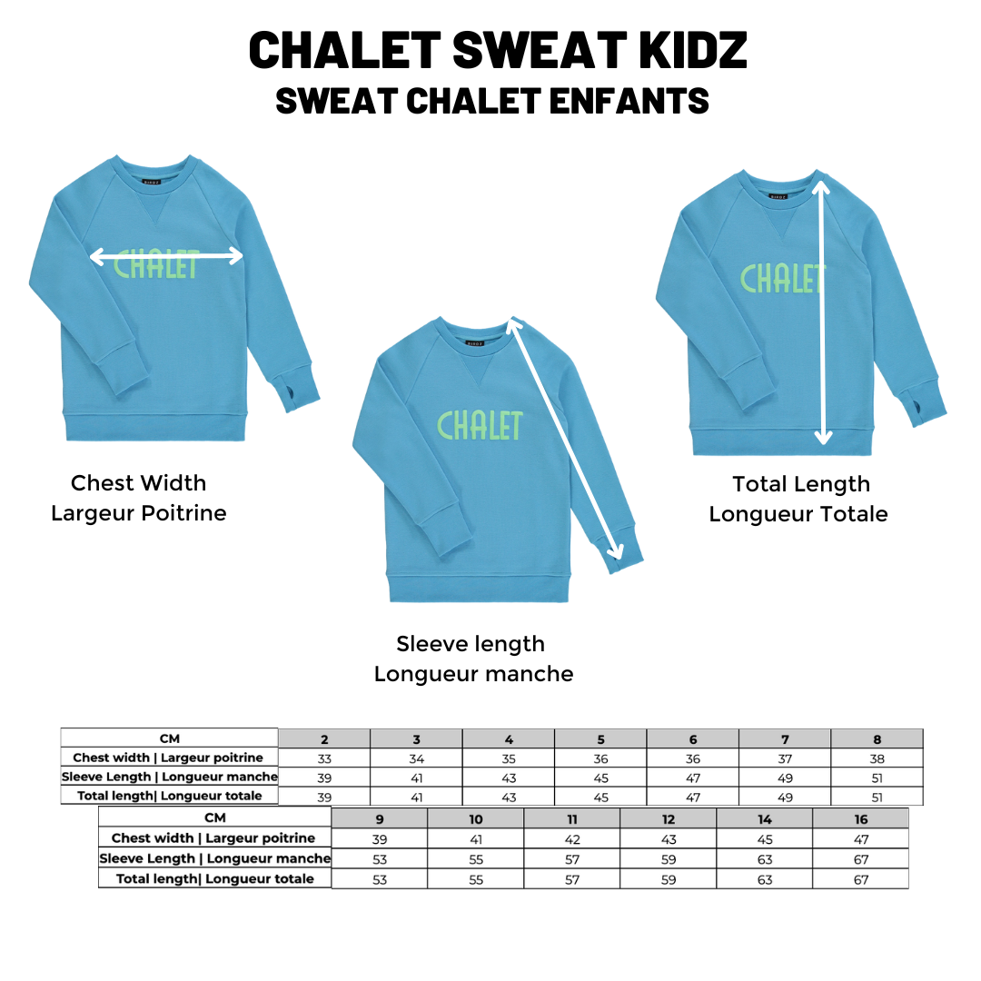 Chalet Sweat Blue Radiance Kidz