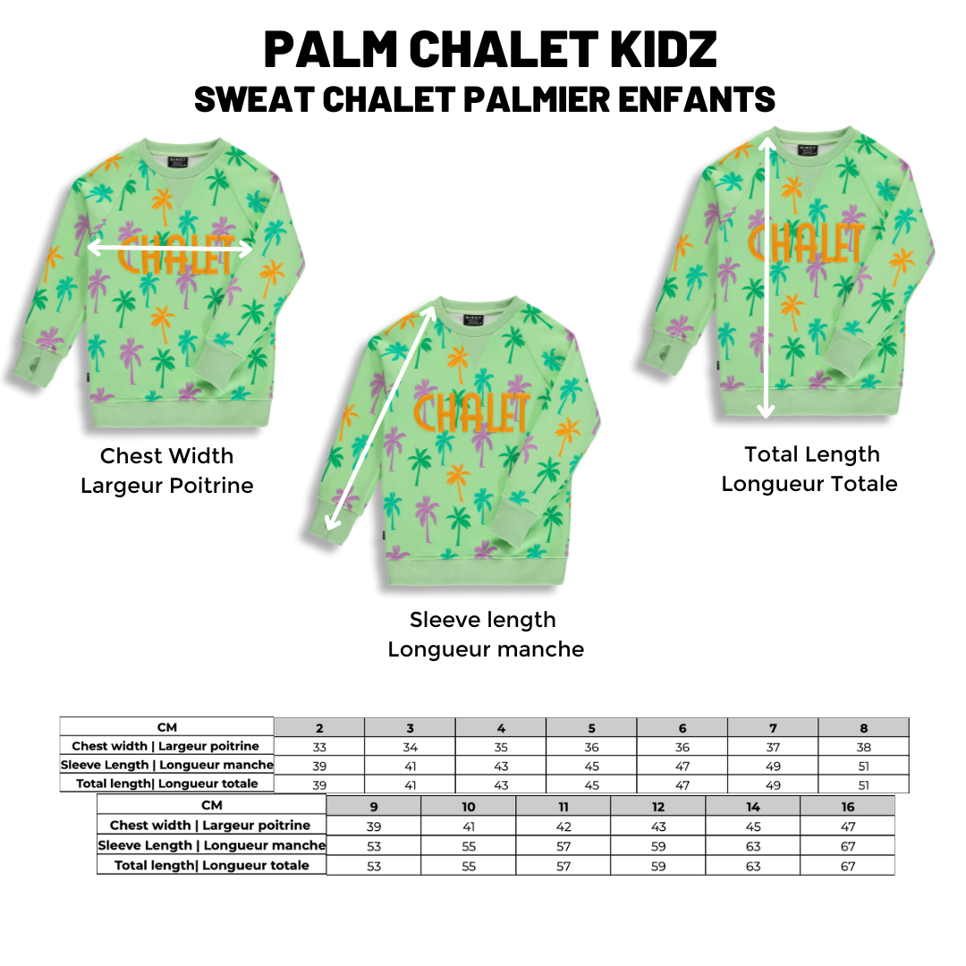 Chalet Sweatshirt Palm Beach Glass Kidz