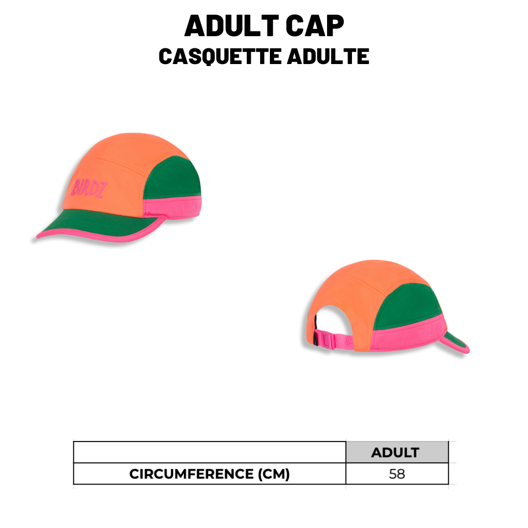 Mesh Colorblock Cap Peach Adult 