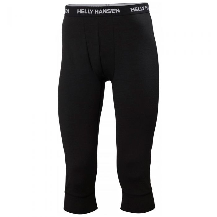 H&H Women's Plus 3/4 Leggings Black