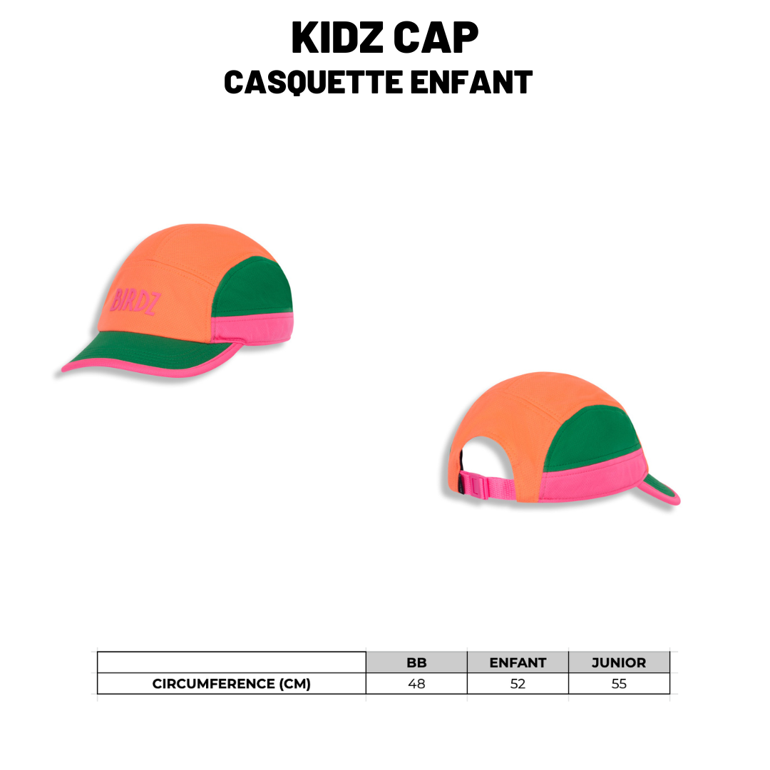 Mesh Colorblock Cap Peach Kidz