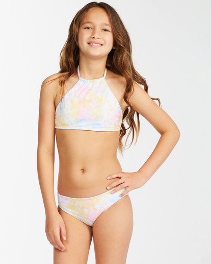 Girl's On a bow rev high neck set